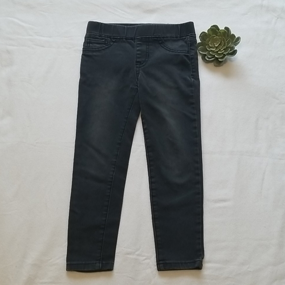 Cat and Jack Black Denim Jeggings - Picture 1 of 5